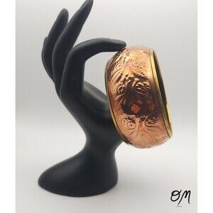 Vintage Copper and Brass Bangle Bracelet Made in India